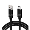 USB A a C Cable de teléfono de carga rápida